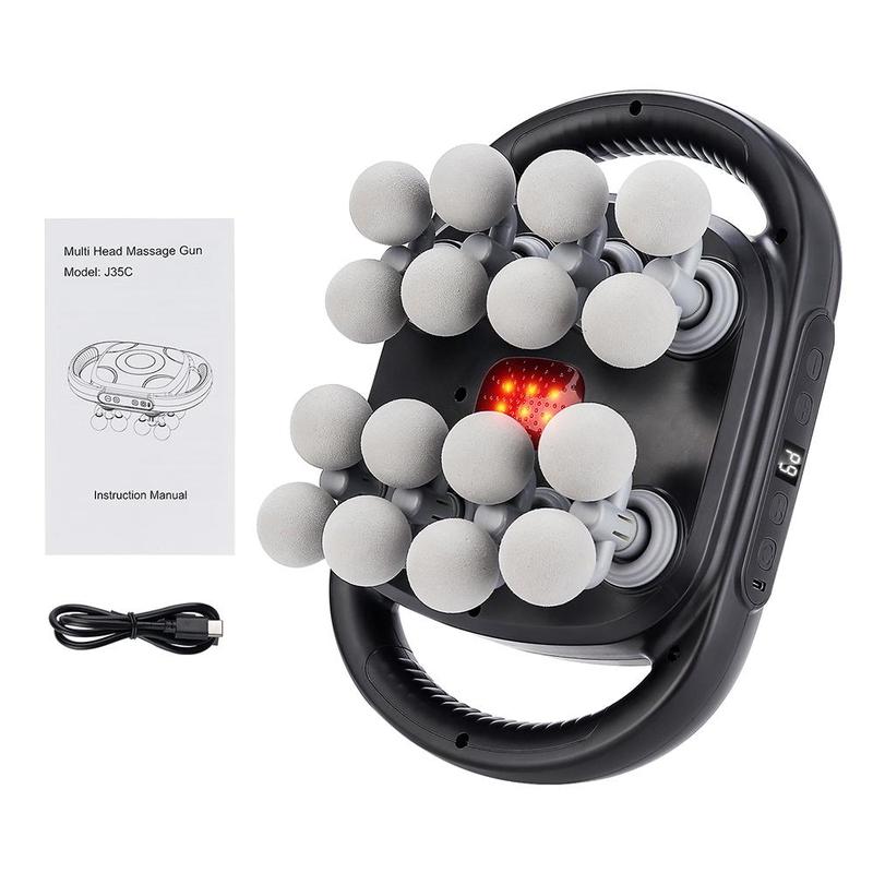 16-Head Massage Gun Set | Deep Tissue Muscle Relief & Recovery