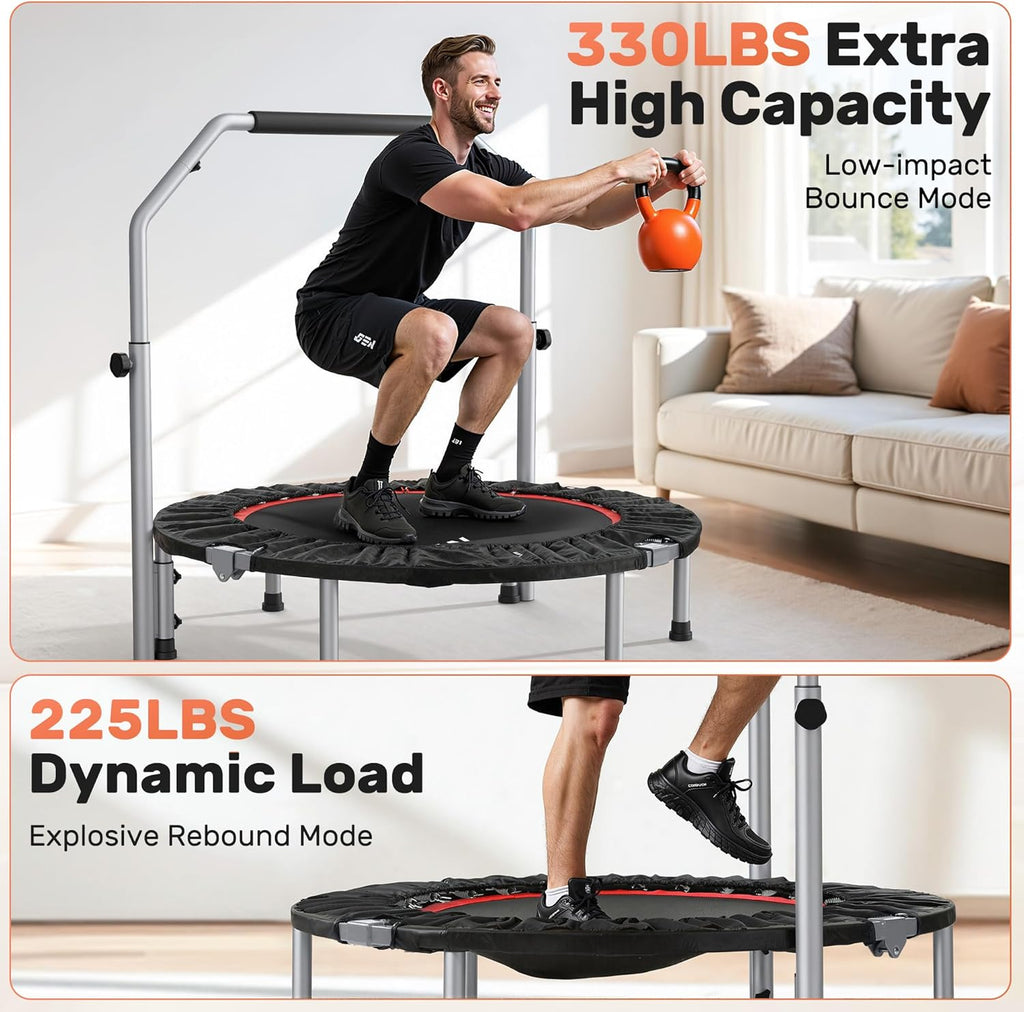 Foldable Fitness Trampoline – Indoor & Outdoor Rebounder