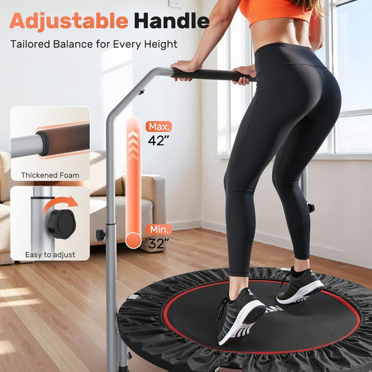Foldable Fitness Trampoline – Indoor & Outdoor Rebounder