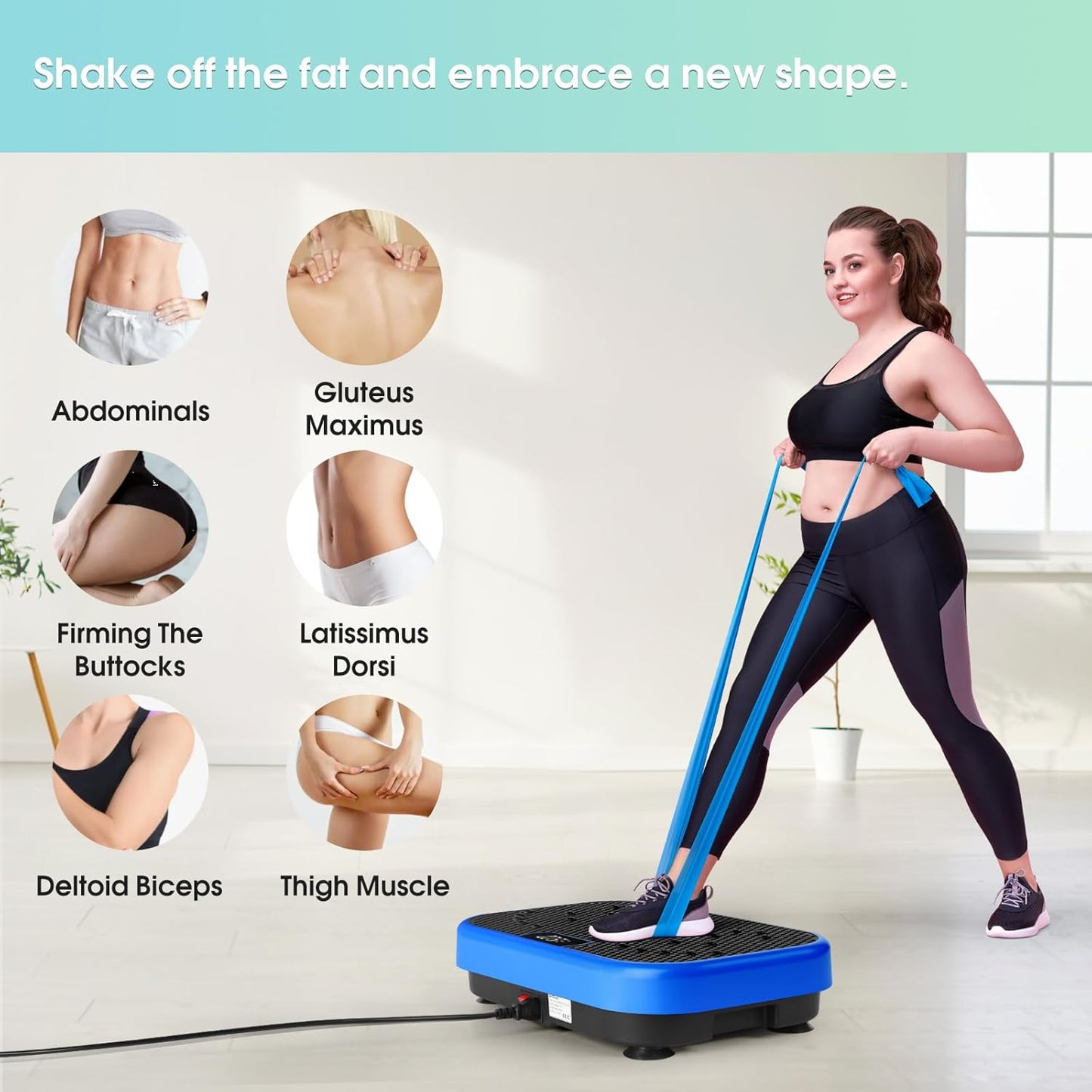 AXV Vibration Plate – Full Body Workout & Fat Burner