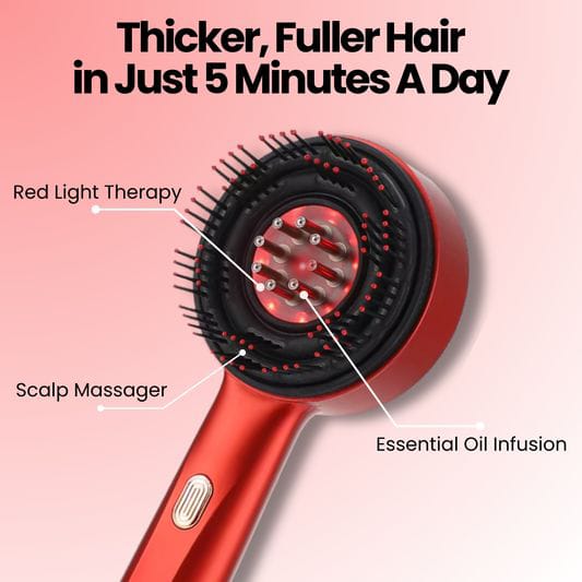 Electric Hair Red Light Scalp Massager