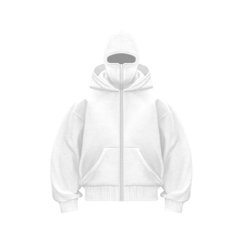 Balaclava Hoodie With Built-In Zip