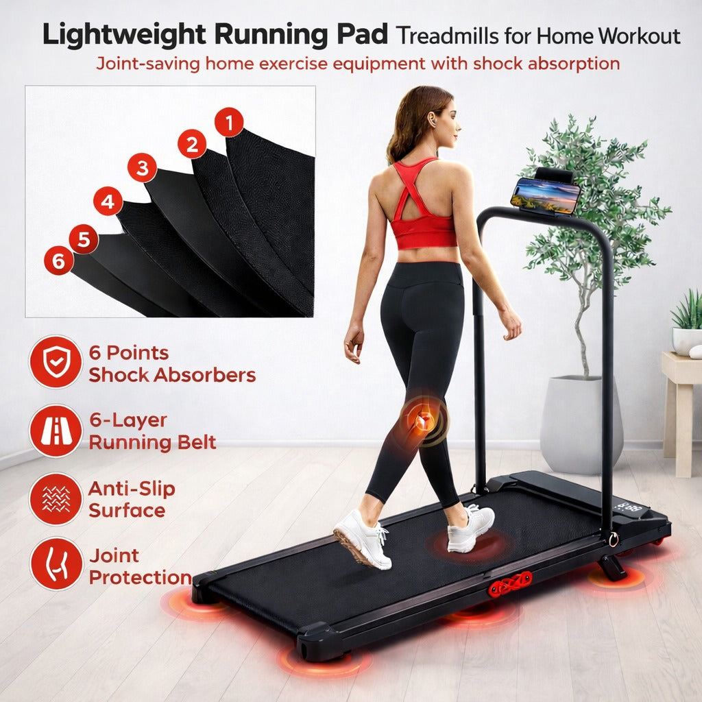 Walking Pad with Handle Bar and Incline