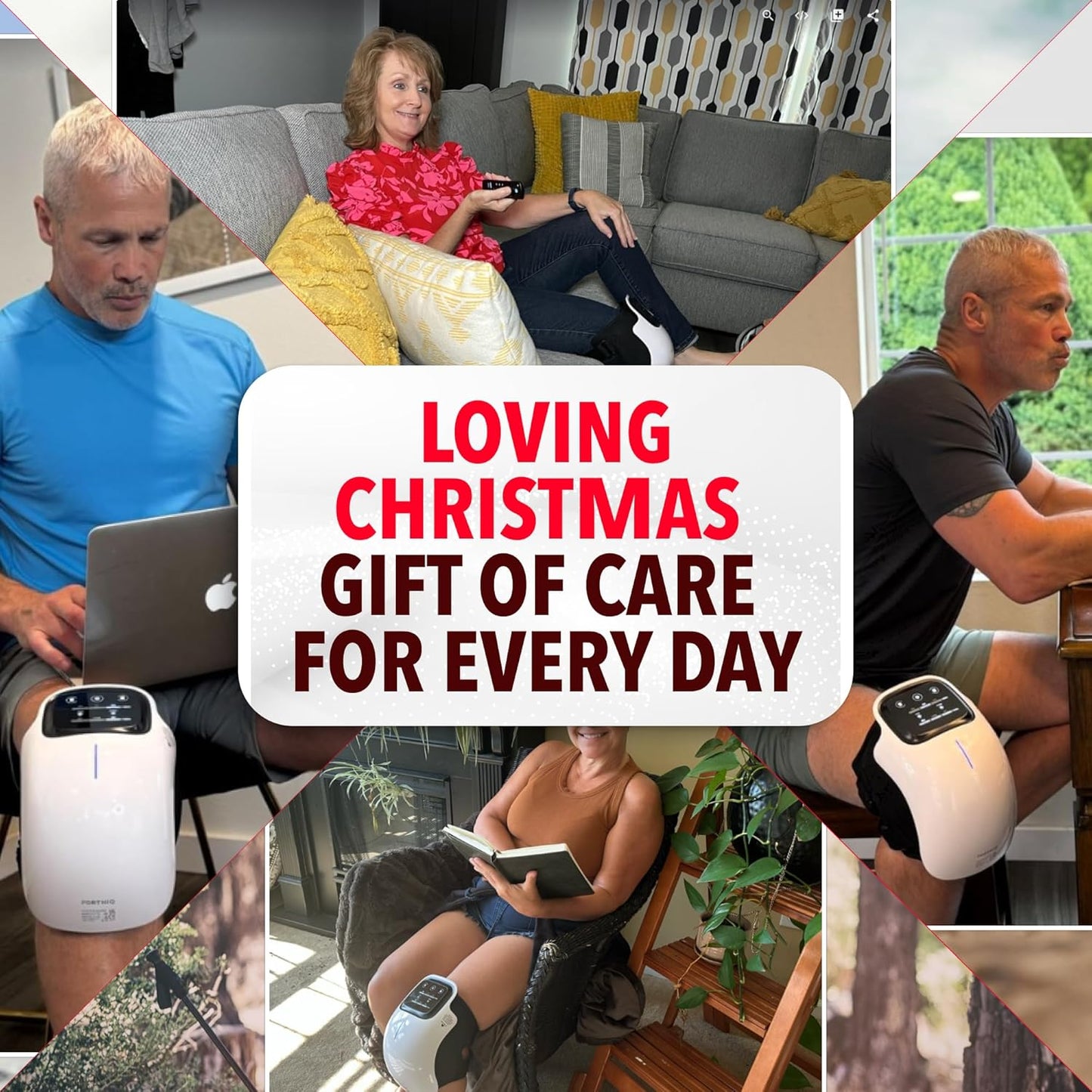 Electric Heated Knee Massager for Pain Relief & Arthritis