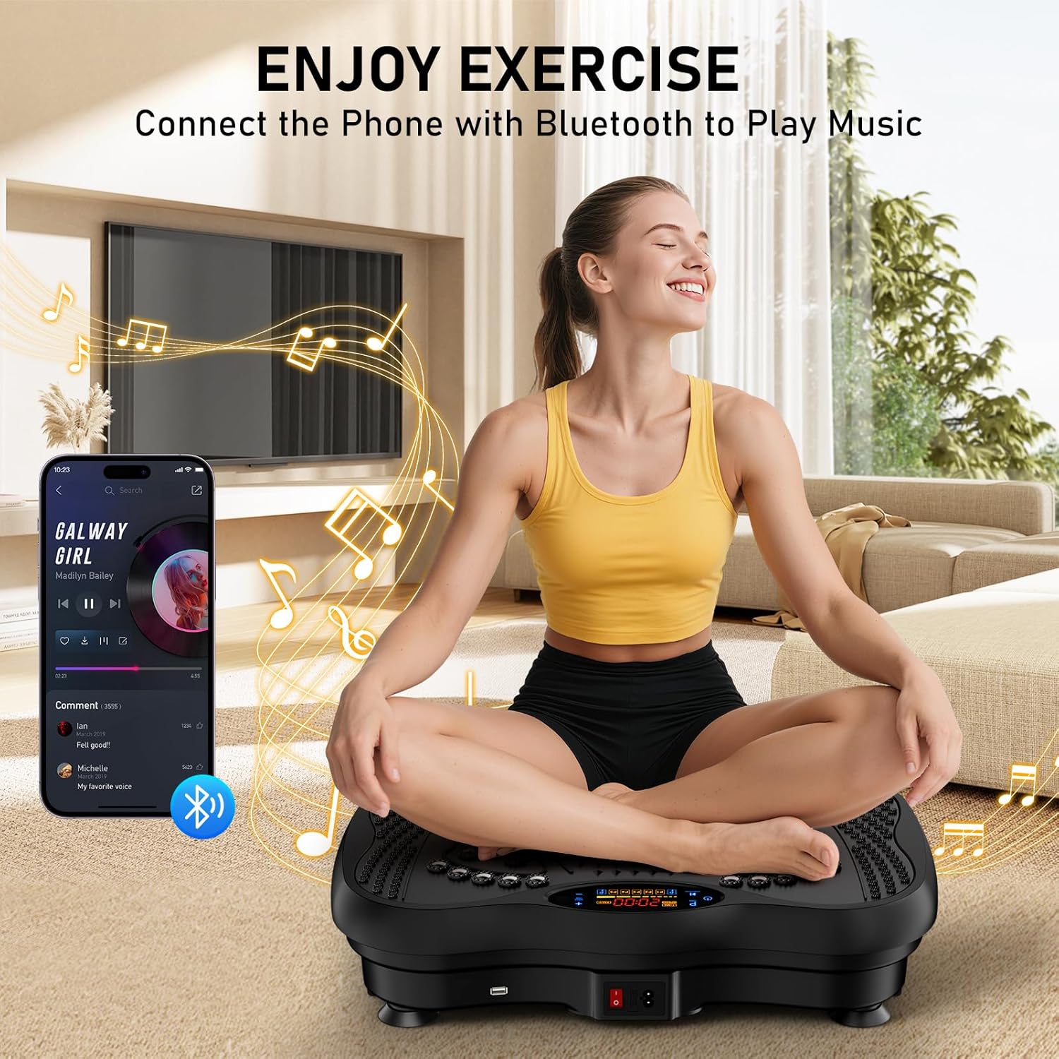 Vibration Plate Exercise Machine